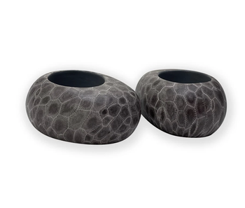 Petoskey Stone Candle Holder